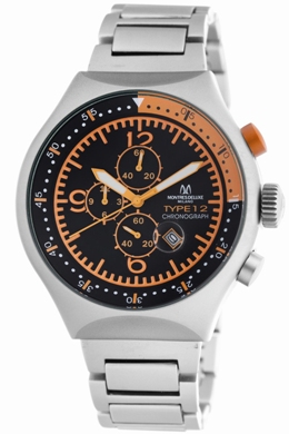 Avio Milano Mens 50 MM TP ORANGE 50MM Collection Chronograph Watch